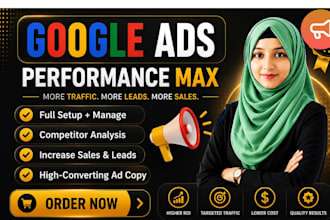 setup and manage google pmax ads campaign for your ecommerce business