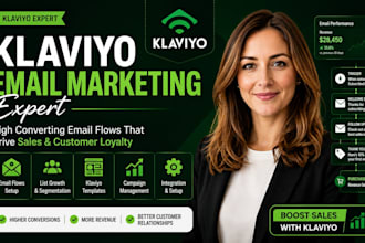 setup klaviyo email flows for shopify store