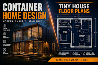 design modern shipping container homes and tiny house floor plans