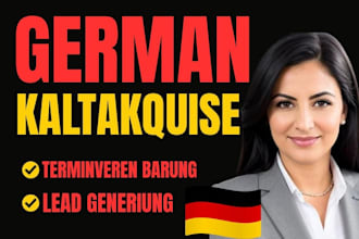 do german kaltakquise appointment setting and b2b lead generation