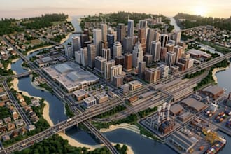 build a custom minecraft city fantasy map terrain spawn minigame builder
