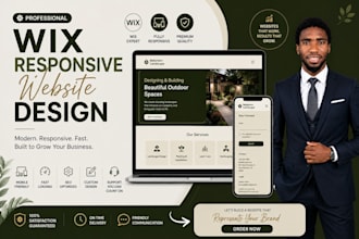 create a responsive wix website design