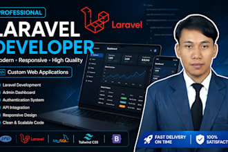 develop custom PHP laravel web applications