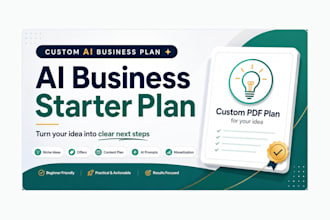 create a custom ai business starter plan for your idea