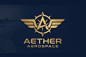 design unique crop dusters aviation logo