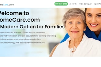 design home care website home care leads healthcare website home care website