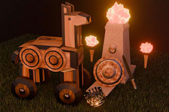 create 3d environments and 3d or 2d assets