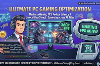 optimize your windows PC for gaming and boost fps