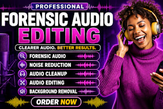 forensic audio editing noise reduction audio clean up background noise removal