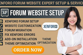 setup xenforo forum website customization migration fix xenforo forum errors