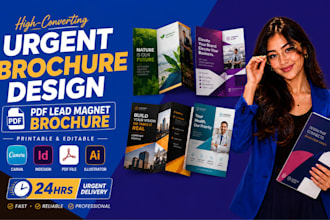 design professional editable canva brochure templates for your business