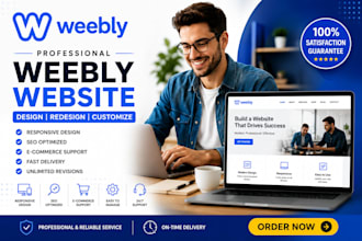 do weebly website design or redesign weebly web site