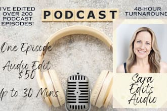 edit your 30 minute podcast episode