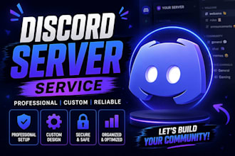 build a premium discord community server