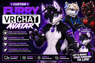 do vrchat furry avatar 3d vrchat avatar fursona vrc furry nsfw avatar vr