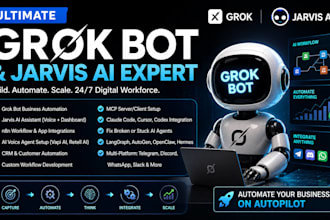 grok bot agent jarvis ai assistant claude api integration google hermes agent