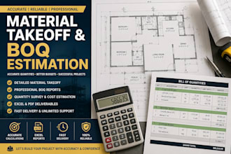 do accurate construction material takeoff and boq estimation