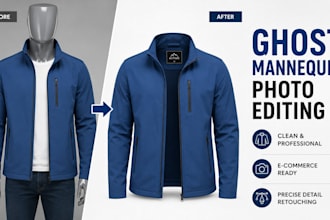 do e commerce apparel ghost mannequin and clothing photo editing