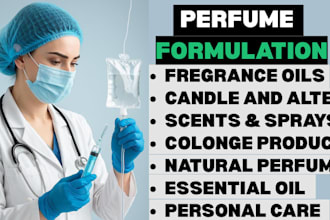 formulate long lasting perfume, oil fragrance and natural perfumes formulation
