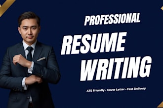write a professional resume and cover letter for your dream job