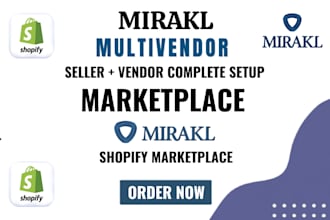 create shopify mirakl multi vendor marketplace  design shopify website