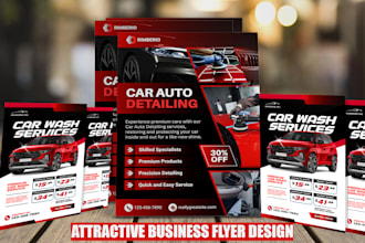 make attractive and modern flyer design