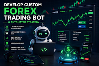 develop custom forex trading bot and automated strategy