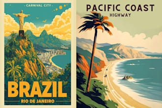 design travel flyer, tour package, poster, tourism flyer and holiday poster