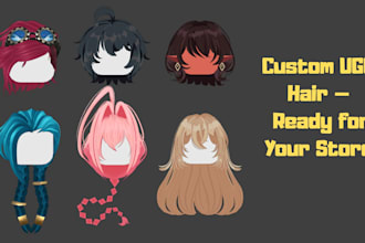 create custom 3d hair for roblox ugc
