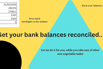 do your bank reconciliations