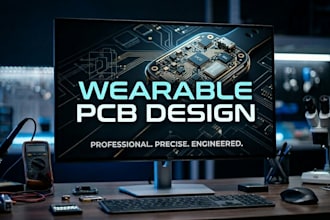 design pcbs and develop iot firmware for wearables