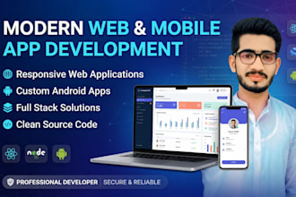 develop a modern responsive web application