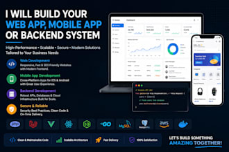 develop apps,websites and PHP go js full stack developer