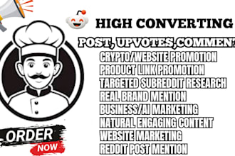 promote your ai app saas game website brand company mentions in thread subreddit