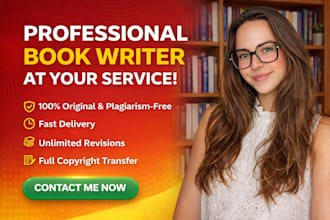 ghostwrite your nonfiction book with expertise as your pro ebook writer
