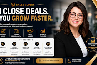 be your high ticket sales closer sales representative and b2b salesperson