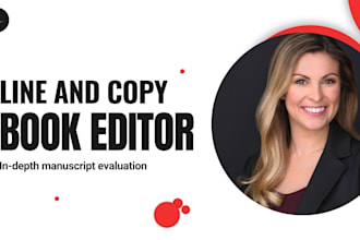 book editor, line and copy editor, manuscript proofreading and book formatting