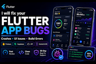 fix flutter bugs, improve UI, and optimize your android or ios app