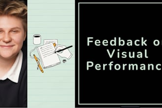 review and critique visual performances and media