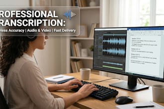 provide flawless audio and video transcription