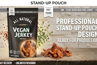 design premium stand up pouch packaging and mylar bag