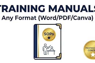 design a professional clear and engaging training manual