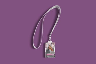 design an id card, employee id, student card, business card