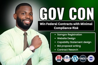 design government contract website, business website, nonprofit website