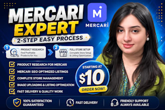 manage and optimize your mercari store