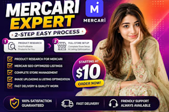 manage a to z mercari store as va