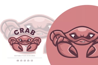 modern fish and seafood logo design with unique style