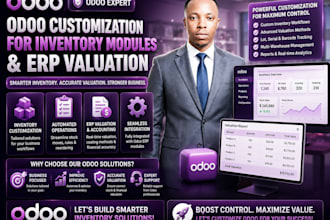 do odoo customization for inventory modules and erp valuation