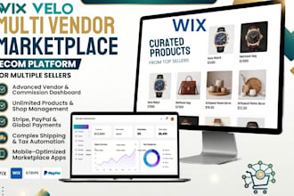 build wix velo multi vendor marketplace website design wix velo multi vendor