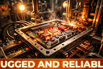 develop custom rugged pcb for harsh industrial environments